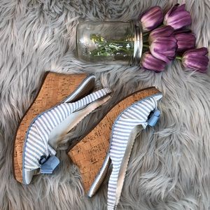 Sperry top sider wedge sandal size 6.5